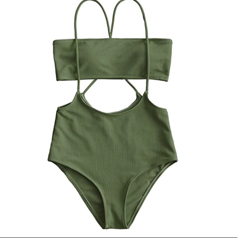 Green two piece